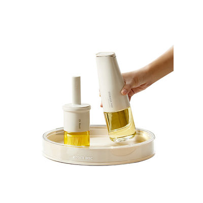 Large Capacity Home Use Rotating Spice Tray PP PET 29*5CM/24*5CM