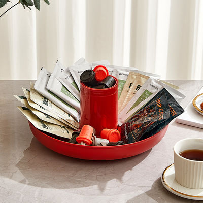 Double Layer Foldable 360 Degree Rotating Food Tray  Spinning Storage Tray