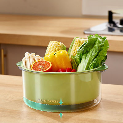 Multipurpose Double Layer Drain Basket Multifunctional Drain Basket For Washing
