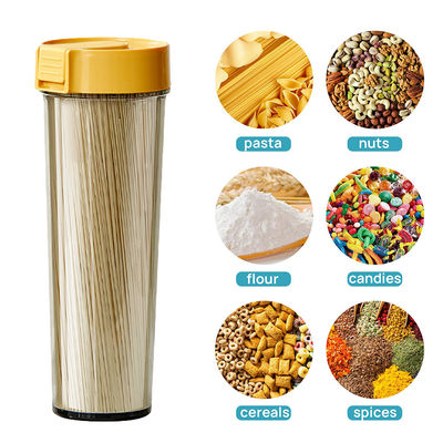 1000ML Large Kitchen Spaghetti Pasta Noodle Nuts Flour Cereals Storage Containers