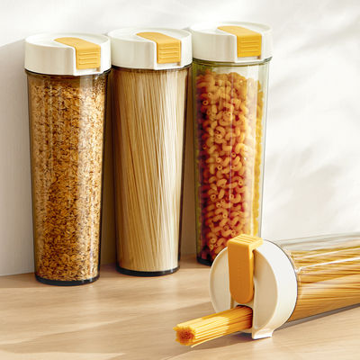 1000ML Large Kitchen Spaghetti Pasta Noodle Nuts Flour Cereals Storage Containers