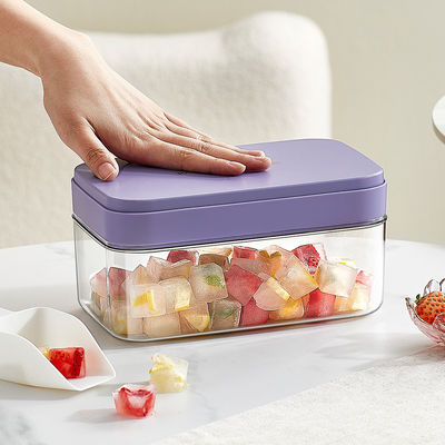 Ice Cube Maker Mold for Freezer Ice Cube Tray With Ice Storage Bin